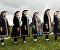Mari people in the Ural region wearing traditional costumnes