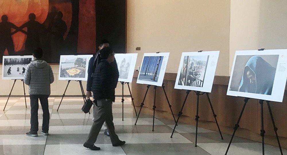 Открытие выставки победителей конкурса им. А. Стенина в Нью-Йорке Открытие выставки победителей конкурса им. А. Стенина в Нью-Йорке