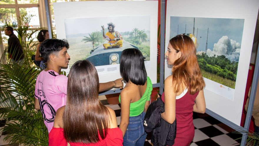 Открытие экспозиции работ лауреатов Фотоконкурса имени А. Стенина в Никарагуанской национальной Синематеке, Манагуа
