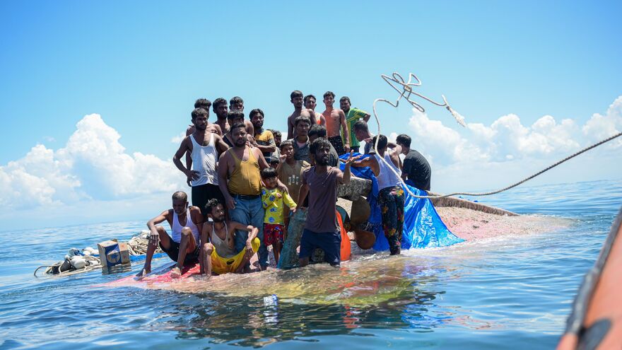 Rohingya Capsized Boat