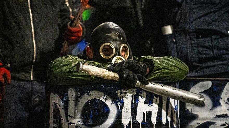 Лицо мирного протеста в Тбилиси
