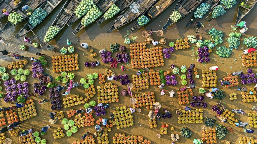 Vegetable market 