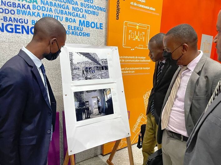 Выставка победителей конкурса имени Стенина в Национальном музее в Конго